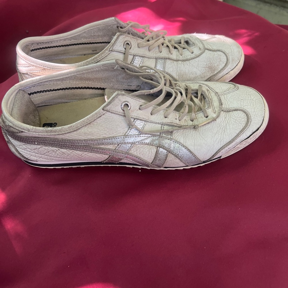 Onitsuka Tiger by Asics White Leather Sneakers